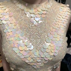 Vintage sequin top. Approx 1960s